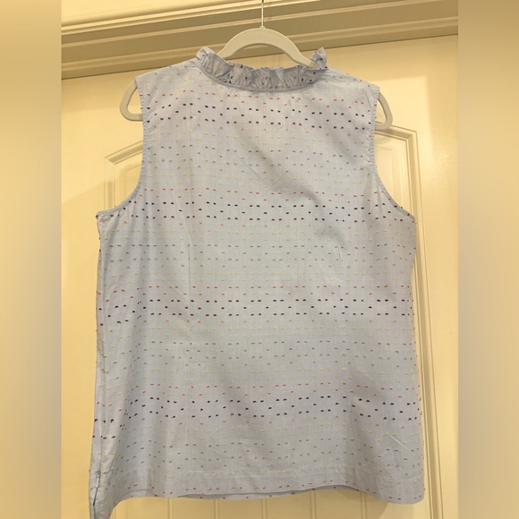 Talbots multi color ruffle blouse. Size XL - Picture 3 of 3